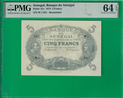 Senegal franchi 1874 a1r - franchi,
