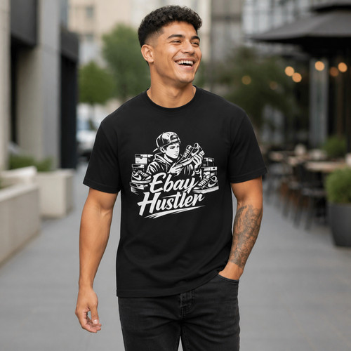 Shirt ebay hustler - t-shirt, vintage