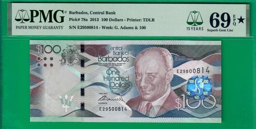 Barbados 100 dollari - , 2013