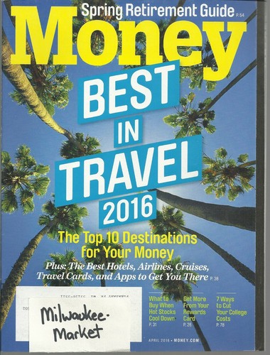 Money magazine april - magazine, free