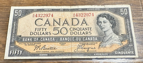 Banconota dollari canada - banconota, 50